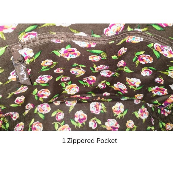 Vera Bradley English Rose Shoulder/Hand Bag Purse - Retired - Picture 3 of 7